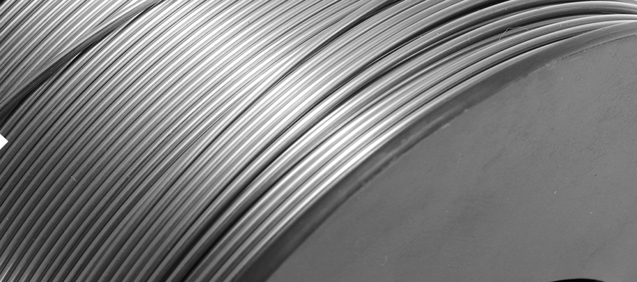 Edelstahlspule und Kontrollpipeline